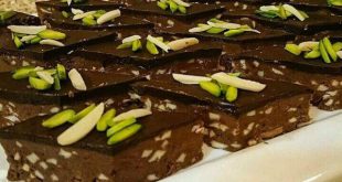 طرز تهیه حلوای شکلاتی