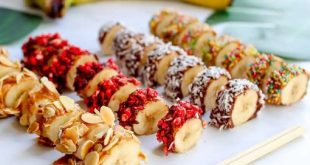 طرز تهیه سوشی موز