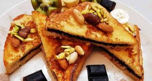 طرز تهیه فرنچ تست شکلاتی