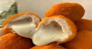 طرز تهیه چیکن پاپ کورن پنیری